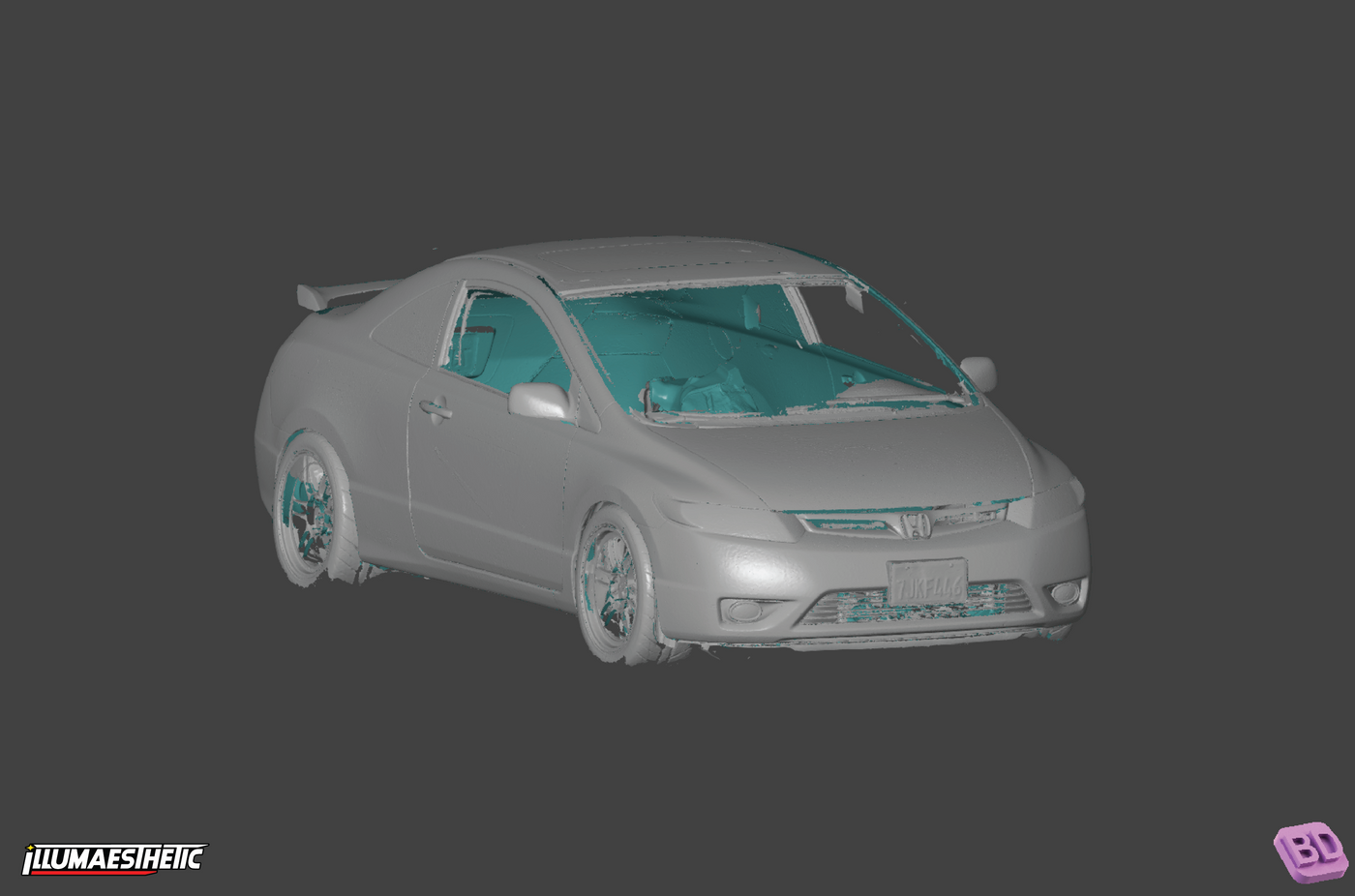 Honda Civic FG2 3D Scan Data (2006-2009)