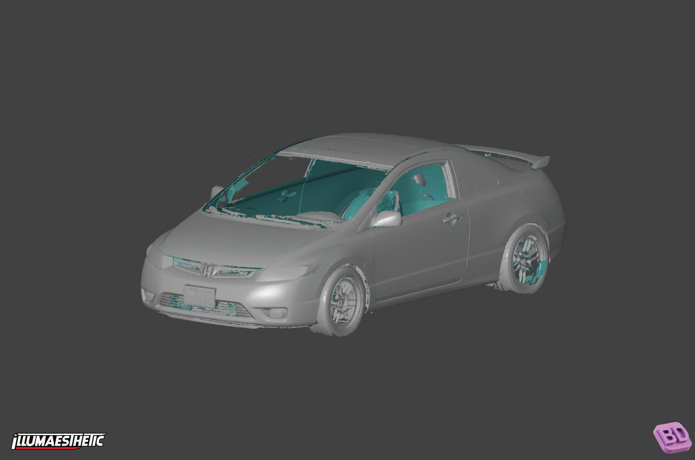 Honda Civic FG2 3D Scan Data (2006-2009)