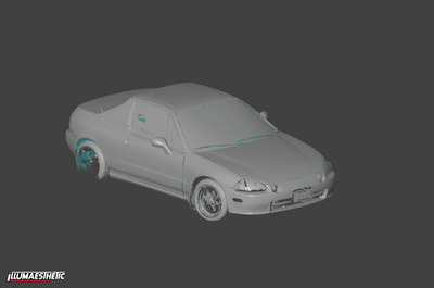 Honda Del Sol 3D Scan Data (1993-1998)