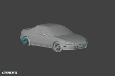 Honda Del Sol 3D Scan Data (1993-1998)