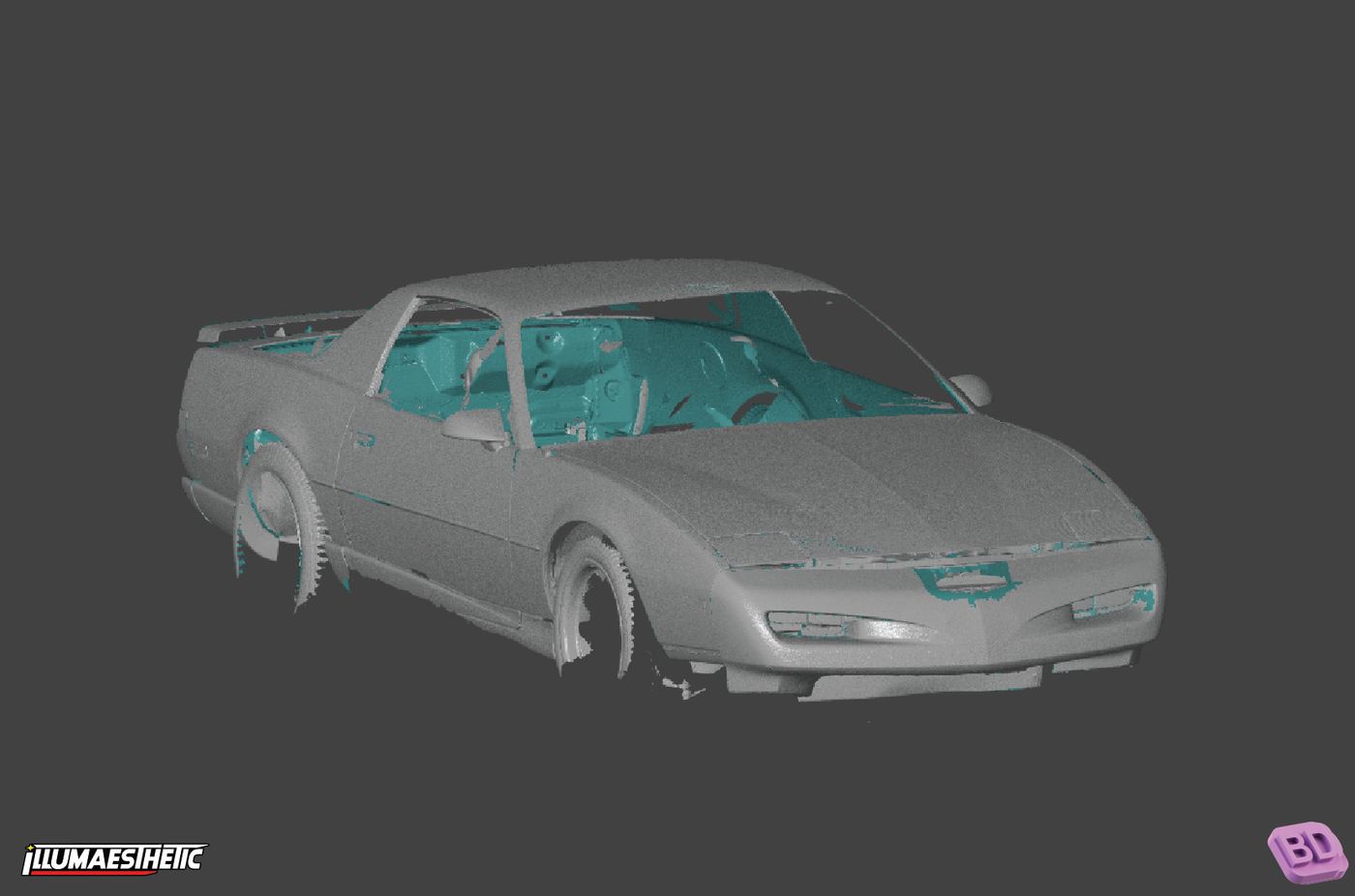 Pontiac Firebird 3D Scan (1991)