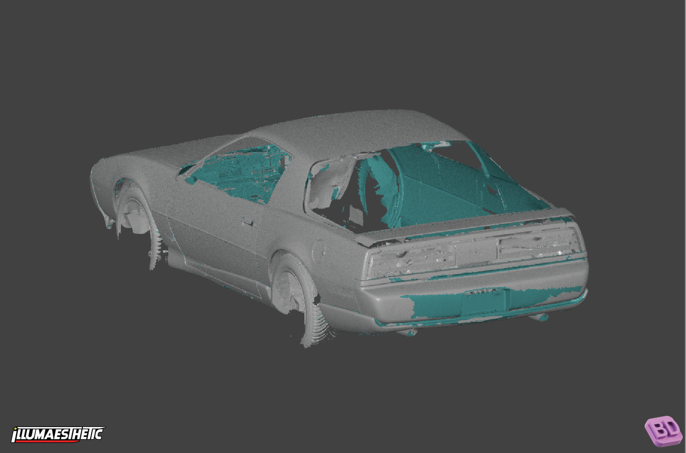 Pontiac Firebird 3D Scan (1991)