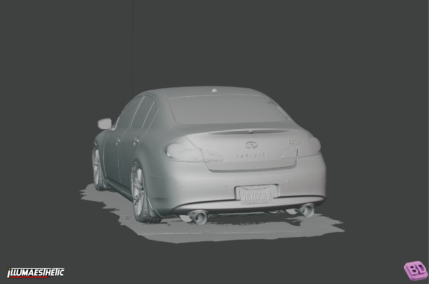 Infiniti G37 Sedan 3D Scan